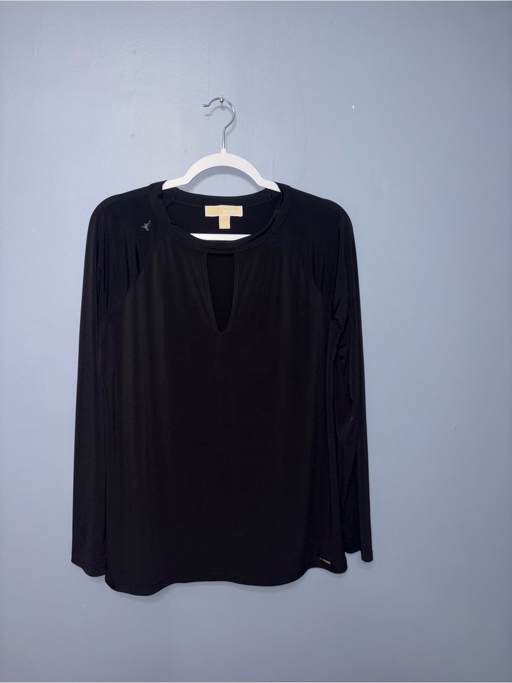 Michael Kors | Black Keyhole Blouse | Size Large